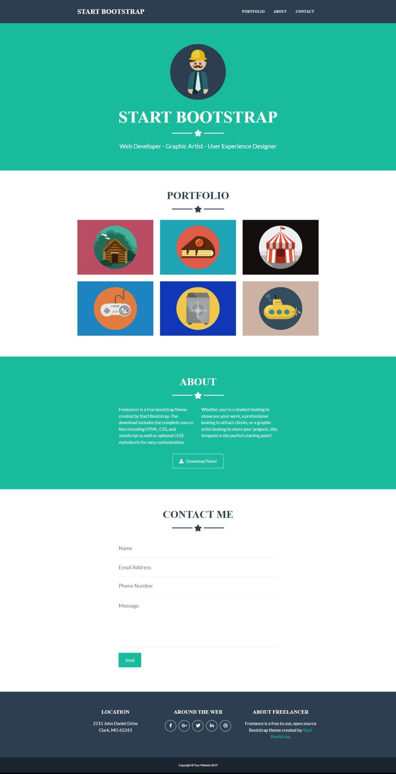 Try Catch Project Bootstrap 01 Desktop