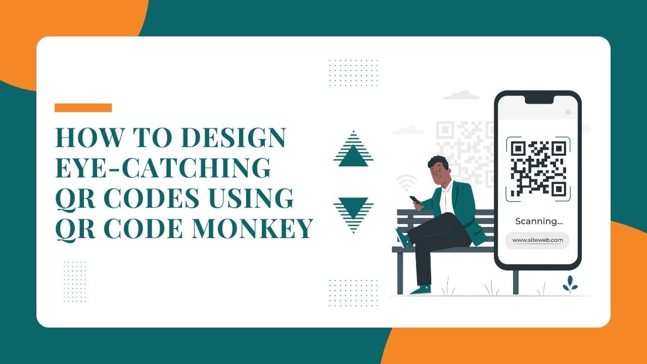 Eye-catching QR codes designed using QR Code Monkey tutorial
