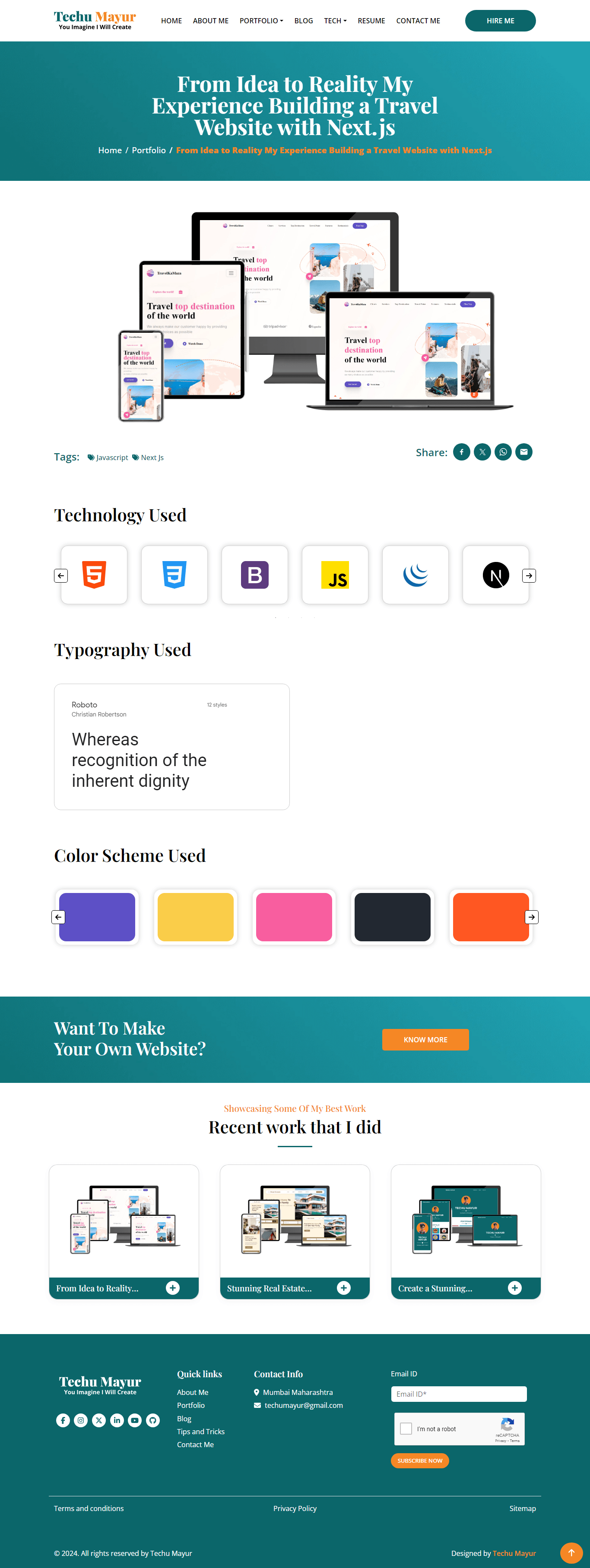 Travel website built with Next.js 14 and TypeScript 