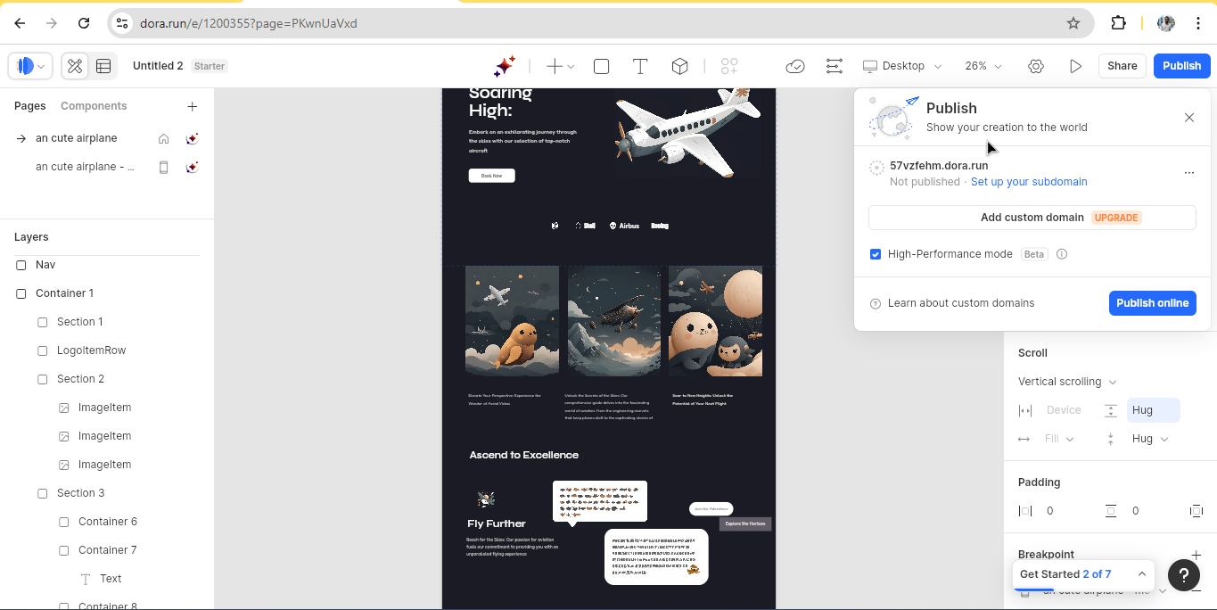 How to Create a Website Using AI Unleash Your Creativity 10 Build a website using Dora AI